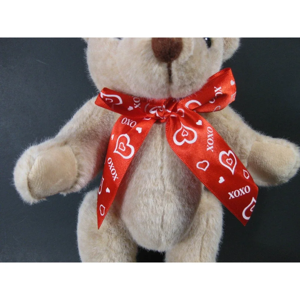 Teddy Bear Poseable Hearts OXOX LOVE‎ Kisses Stuffed 11